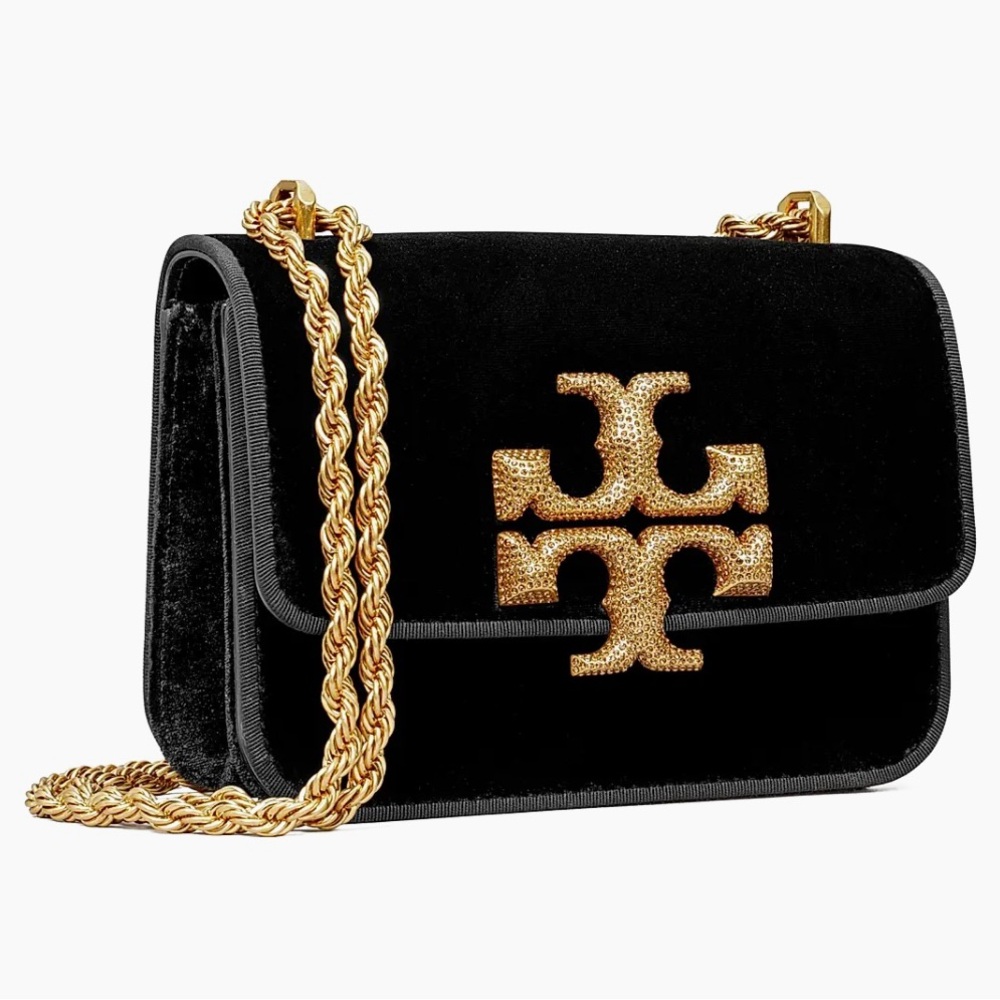 Tory Burch small Eleanor velvet bag NWT!